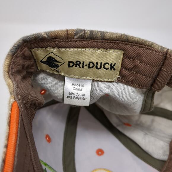 Corvus Strapback Baseball Cap Multicolor One Size Adjustable Camouflage Dri-Duck - Picture 9 of 9